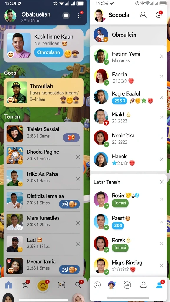 gacor77 - Fitur sosial untuk berinteraksi dengan pemain lain.