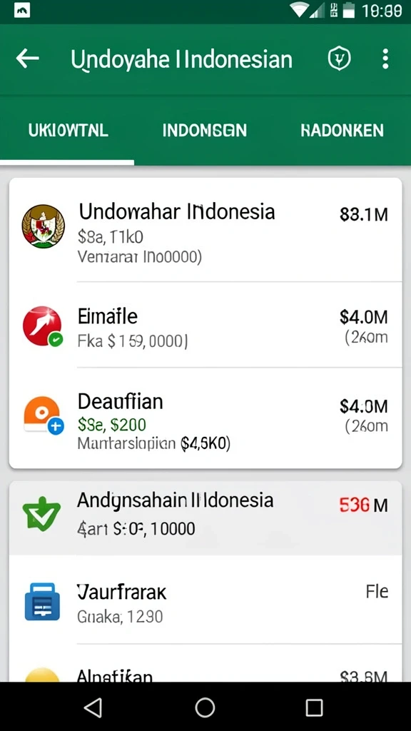 neoparty - Tampilan antarmuka yang cerah dan mudah digunakan.