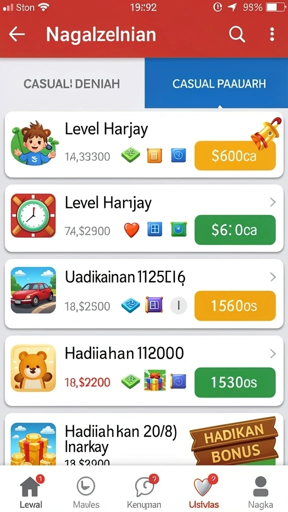 remi62 - Tampilan fitur obrolan antar pemain yang memudahkan interaksi.